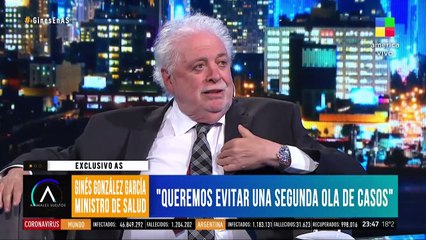 Ginés González García a favor de una nueva "cuarentena dura"