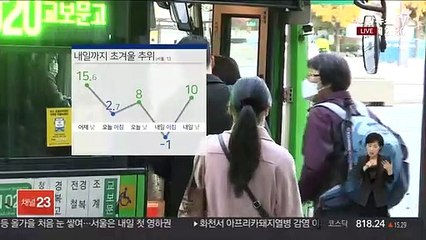 [날씨] 종일 추운 날씨…내일 아침 서울 영하 1도