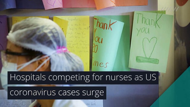 Hospitals competing for nurses as US coronavirus cases surge, and other top stories in health from November 03, 2020.