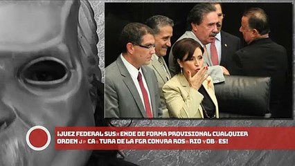 ¡Juez federal suspende de forma provisional cualquier orden de captura de la FGR contra Rosario Robles!