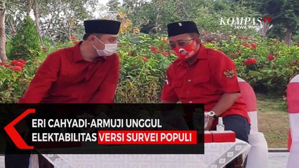 Eri Cahyadi - Armuji Unggul Elektabilitas Versi Survei Populi