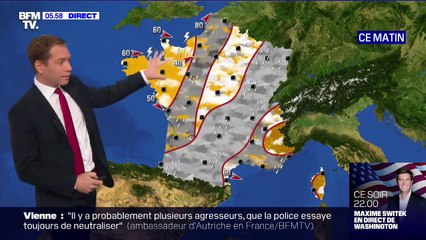 Un temps pluvieux et plus froid prévu sur une bonne partie du pays ce mardi