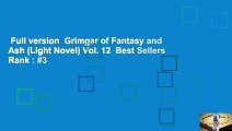 Full version  Grimgar of Fantasy and Ash (Light Novel) Vol. 12  Best Sellers Rank : #3