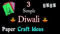 3 Simple Diwali Decoration Ideas At Home 2020 | Art and Craft Ideas for Diwali Decoration | Diwali Craft Work