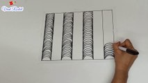 Line Illusion | Satisfying Spiral Drawing | Abstract Art Therapy | Gorgeous 3D Pattern | #10 |  Viral Rocket