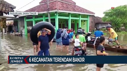 Sejumlah Sungai Meluap, 6 Kecamatan Terendam Banjir