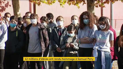 Rentrée scolaire : 12 millions d'élèves rendent hommage à Samuel Paty
