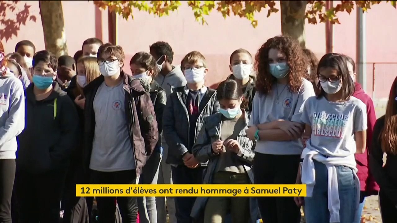 Rentrée scolaire : 12 millions d'élèves rendent hommage à Samuel Paty