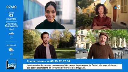 La matinale de France Bleu Creuse du 03/11/2020