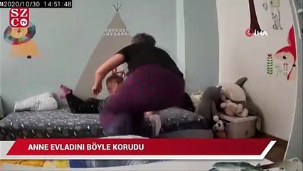 Uykuda depreme yakalanan çocuğunu böyle korudu
