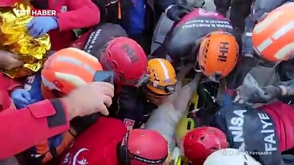 AFAD mucize kuruluşun görüntüsünü yayınladı