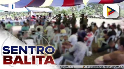 Higit 100 dating rebelde sa Agusan del Norte, bibigyan ng pabahay
