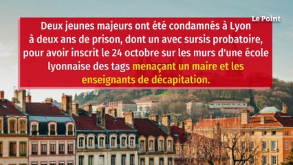 Maire menacé de décapitation à Lyon : deux hommes condamnés à un an de prison ferme