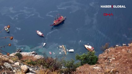 Alanya'da tur teknesi battı!