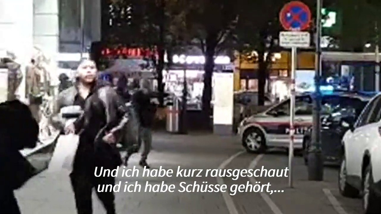 Augenzeuge in Wien: 'Nicht rausgehen, da ist eine Schießerei!'
