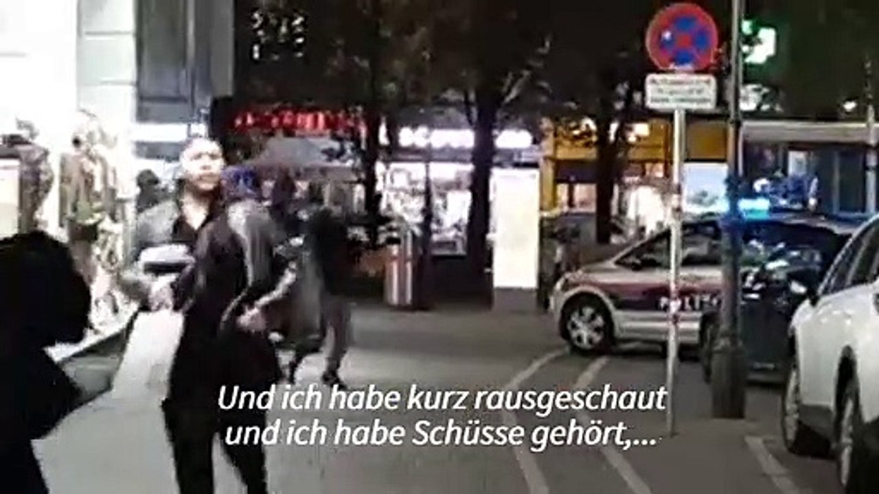 Augenzeuge in wien: "nicht rausgehen, da ist eine schießerei!"