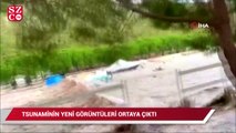 İzmir’de yaşanan tsunaminin yeni dehşet görüntüleri ortaya çıktı