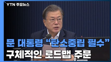 문 대통령 "탄소중립, 선택 아닌 필수...산업 혁신 계기로" / YTN