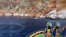 Antalya'da tur teknesi alabora oldu