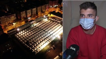 Depremden Bir Gün Önce Elektrik Akımna Kapılan Genç, Depremden de Bir Saniyeyle Kurtuldu