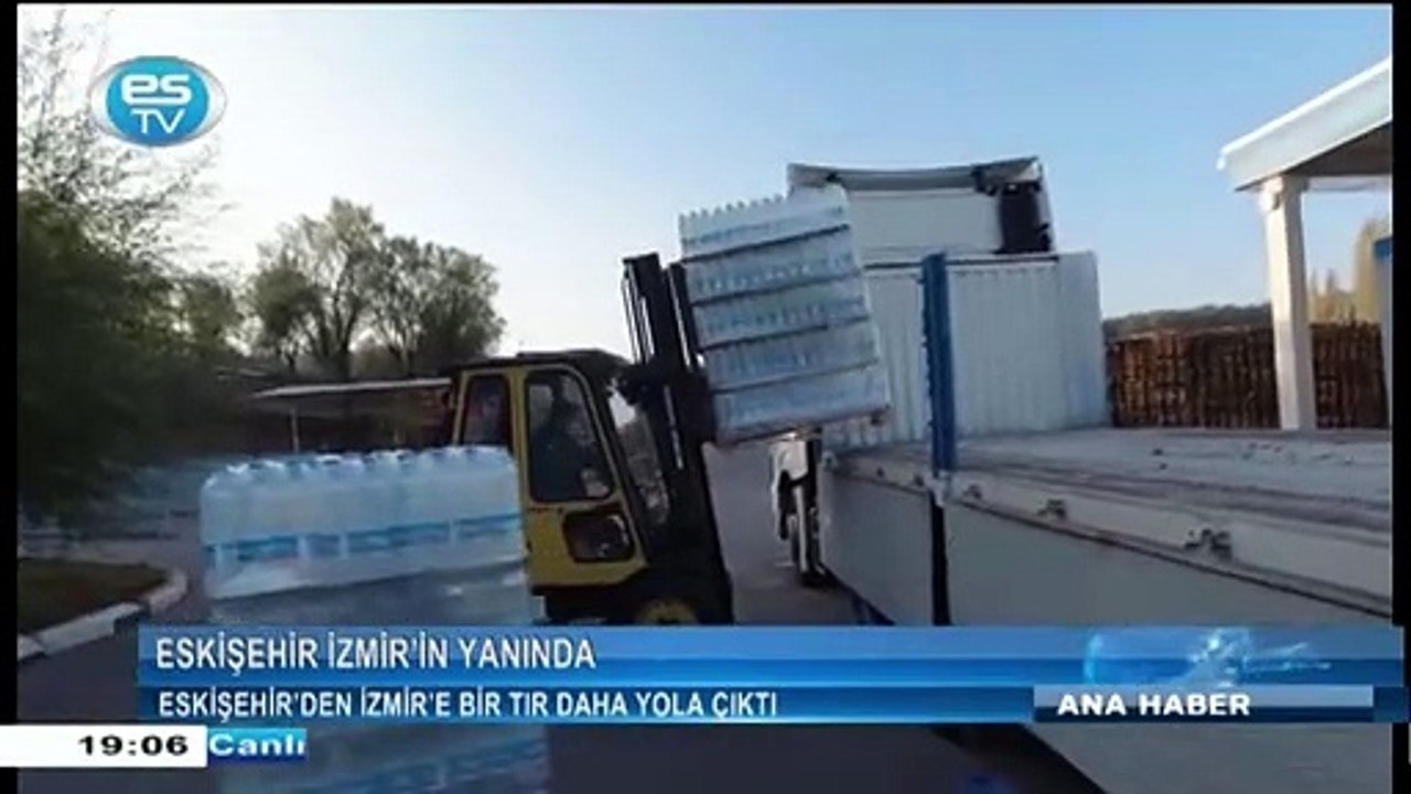 Eskişehir’den İzmir’e bir tır daha yola çıktı