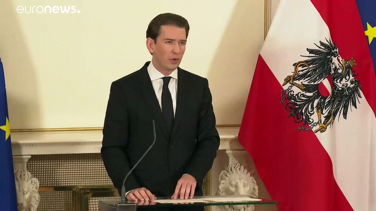 Im o-ton: ansprache von bundeskanzler kurz an die nation