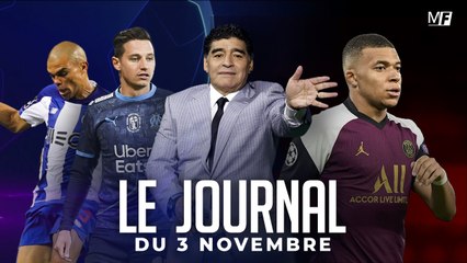 L'AVANT MATCH OM-PORTO, MBAPPÉ FORFAIT POUR LEIPZIG-PSG, MARADONA HOSPITALISÉ I LES INFOS FOOT DU JOUR