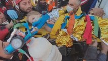 Rescatan de los escombros a una niña tras 4 días en el terremoto en Turquía