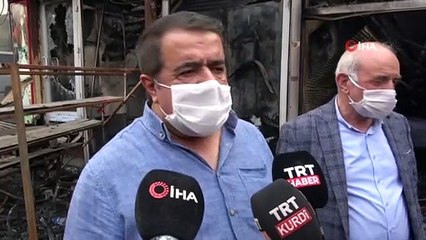 100 ailenin birikimi saatler içerisinde küle döndü