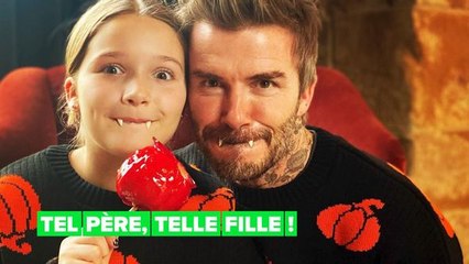 David Beckham et Harper étaient complices à Halloween
