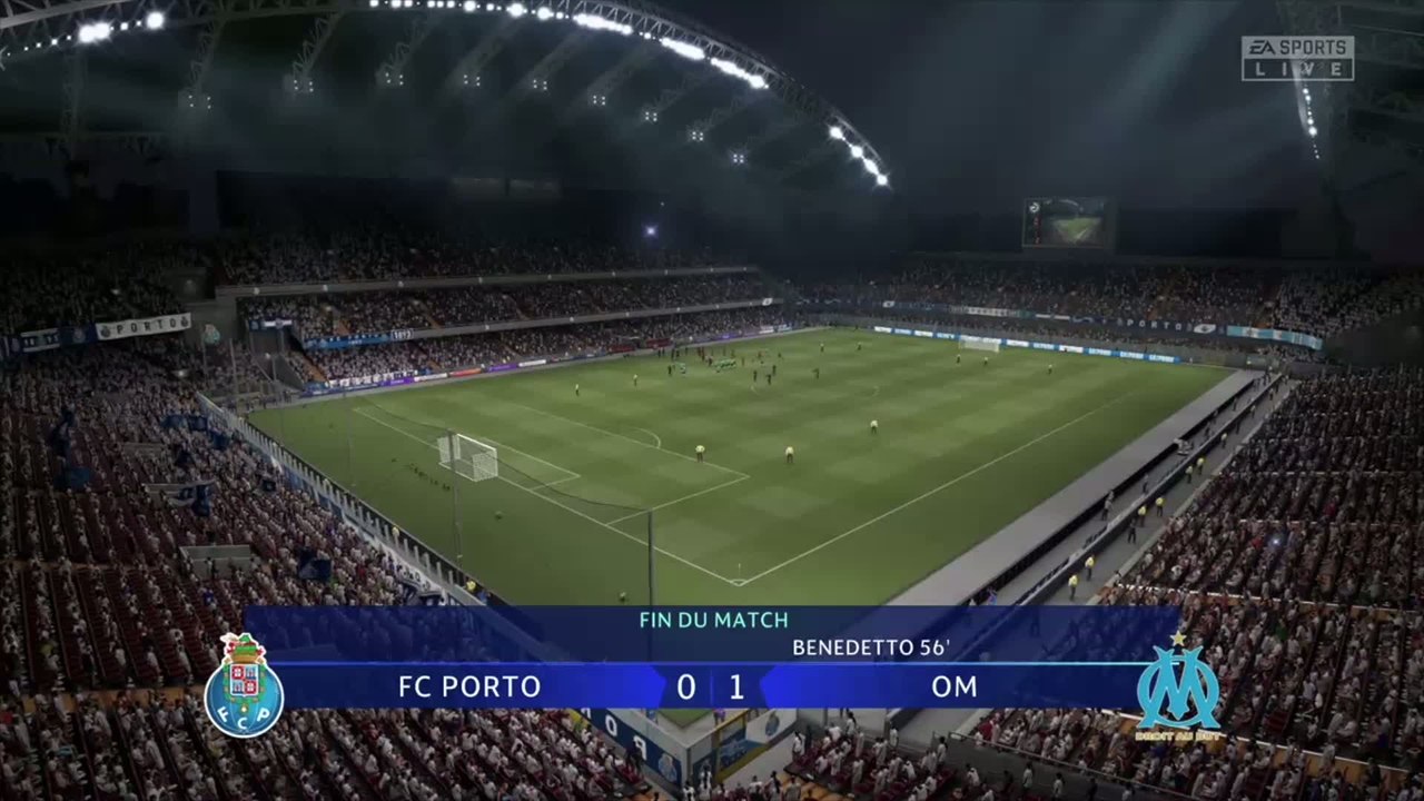 FIFA 21 : notre simulation de FC Porto - OM (Ligue des Champions - 3e journée)