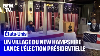 USA: Dixville Notch lance l'élection présidentielle, unanimité pour Biden