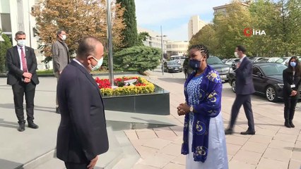 Dışişleri Bakanı Mevlüt Çavuşoğlu, Sierra Leone Dışişleri Bakanı Nabeela Tunis ile görüştü