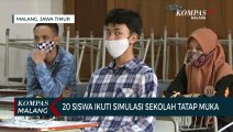 Simulasi Sekolah Tatap Muka Diikuti 20 Orang Siswa