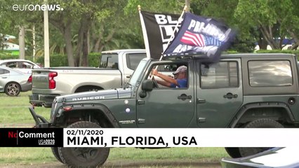 Biden's small drive-in rallies contrast with Trump's large crowds