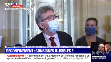 Conseil de défense Covid: Jean-Luc Mélenchon critique le fait que "ce conseil ne rende de compte à personne"