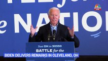Biden Delivers Remarks At Campaign Event In Ohio