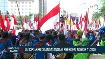 UU Cipta Kerja Ditandatangani Jokowi, Buruh Bakal Gugat ke MK