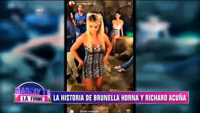 Así inició la relación entre Brunella Horna y Richard Acuña