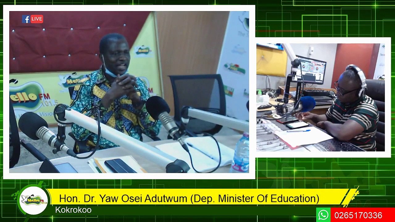 Thank Me And Akufo-Addo With 95% Votes - Dr. Osei Adutwum To His Constituents