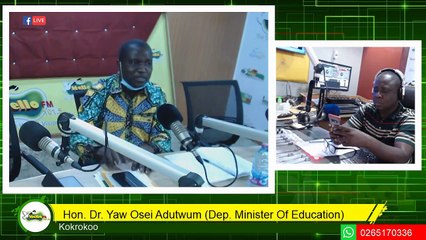 Fmr Prez Mahama Doesn't Understand Double Track - Dr.Yaw Adutwum