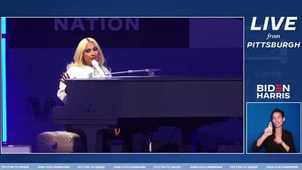 Lady Gaga Reflects On Her Relationship With Ex-fiance Taylor Kinney While Stumping For Joe Biden