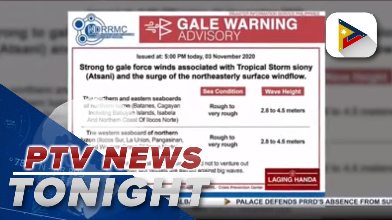 NDRRMC issues gale warning advisory