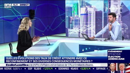 Sandrine Allonier (Vousfinancer) : Quelles évolutions des taux de crédit attendre avec ce reconfinement ? - 03/11