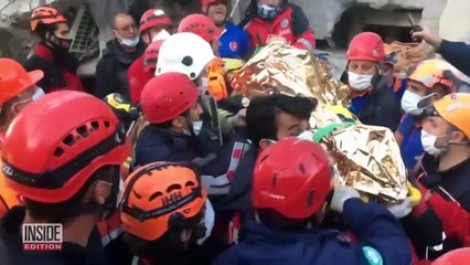 Teen and Dog Saved From Rubble After Turkey Earthquake