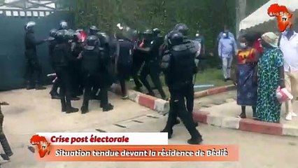 Situation toujours tendue devant la résidence de Bédié