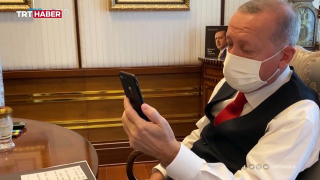 Cumhurbaşkanı Erdoğan kahraman Türklerle görüştü