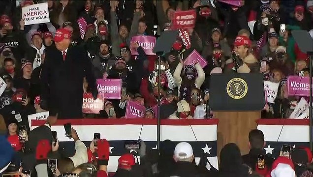 Trump welcomes rapper Lil Pump on stage and gets name wrong