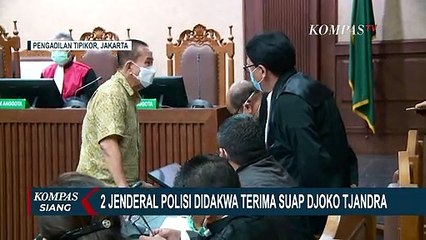 2 Jenderal Polisi Didakwa Terima Suap Djoko Tjandra Miliaran Rupiah