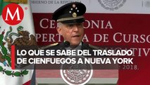 Ordenan traslado a Nueva York del general Salvador Cienfuegos